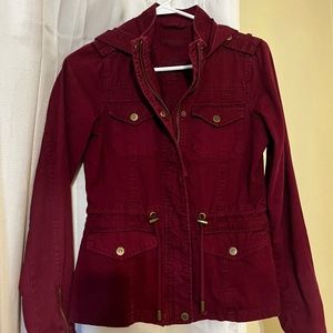 Maroon Utility Jacket